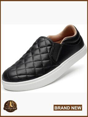 Slip On Loafers Vegan Leather Comfort Sneakers Casual Fall Shoes